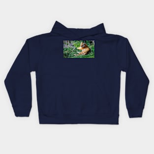 Wild life design Kids Hoodie